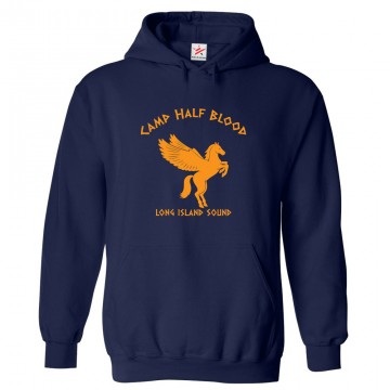 Camp Half Blood Long Island Sound Unisex Classic Kids and Adults Pullover Hoodie For Fantasy TV Shows							 									 									